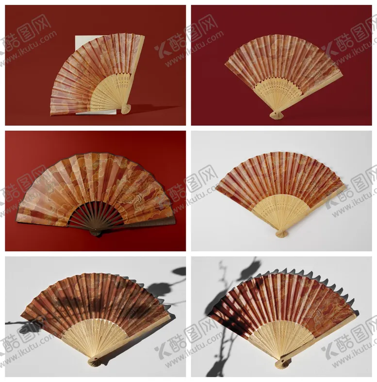 编号：12743003121937235341【酷图网】源文件下载-扇子样机