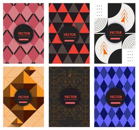 几何图案背景设计素材