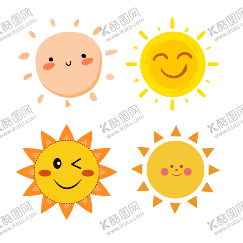 编号：02965110090133077540【酷图网】源文件下载-太阳卡通