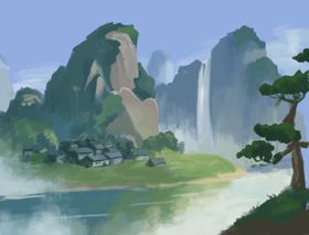 手绘风景