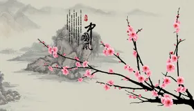 梅花工笔画