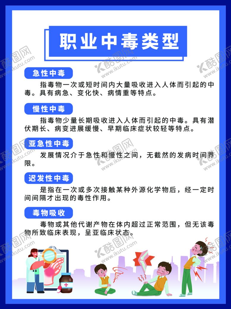 编号：59167410031718334927【酷图网】源文件下载-职业中毒五大类型