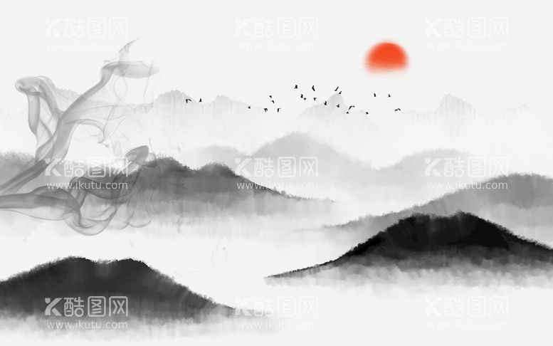 编号：17403609270930150352【酷图网】源文件下载-山水画