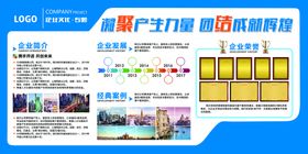 企业文化墙形象校园宣传栏