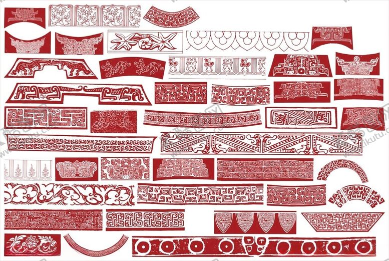 编号：80581011022007049367【酷图网】源文件下载-花纹花边传统图案装饰雕花