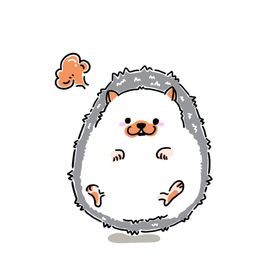 卡通可爱刺猬