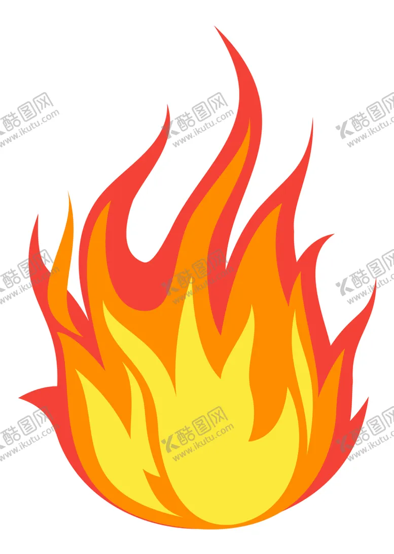 编号：86945109150151432908【酷图网】源文件下载-矢量火焰火苗图标防火图标