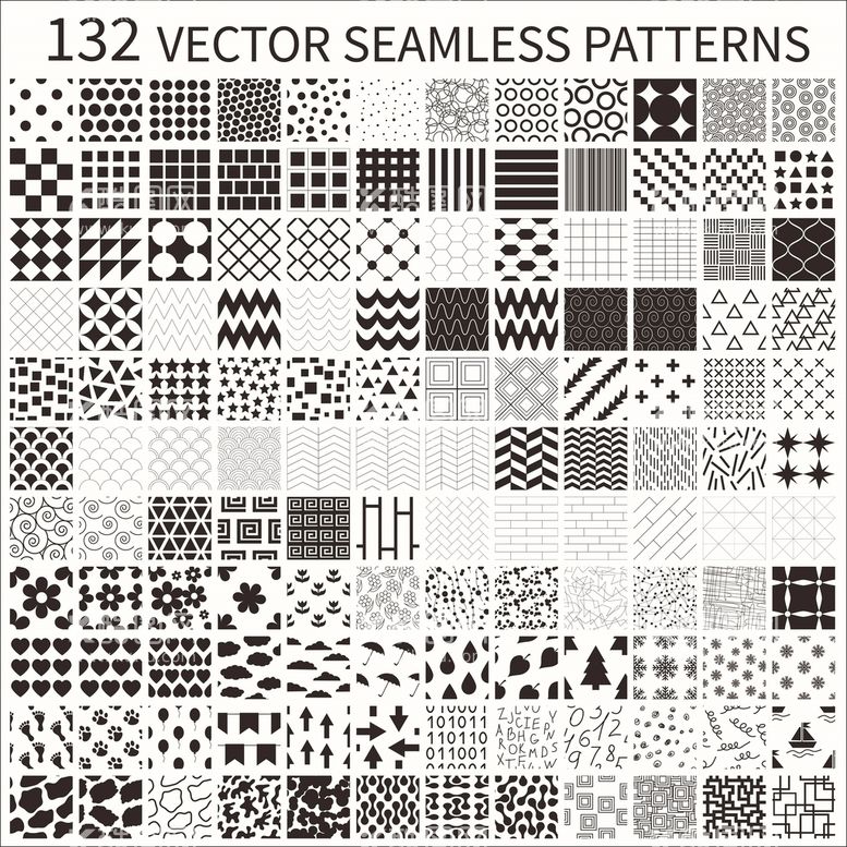 编号：40862011201719338212【酷图网】源文件下载-黑白花纹