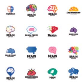 创意大脑icon图标设计