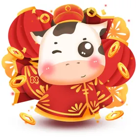 卡通牛