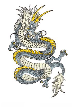 矢量腾龙插画