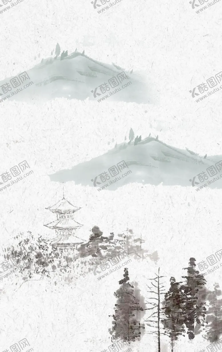 编号：52403405120638272410【酷图网】源文件下载-水墨风海报