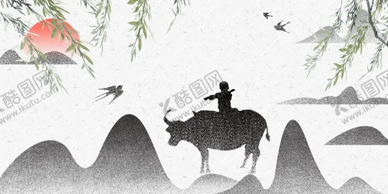 编号：33882911260803233287【酷图网】源文件下载-古典水墨山水