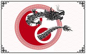 龙年插画2024卡通