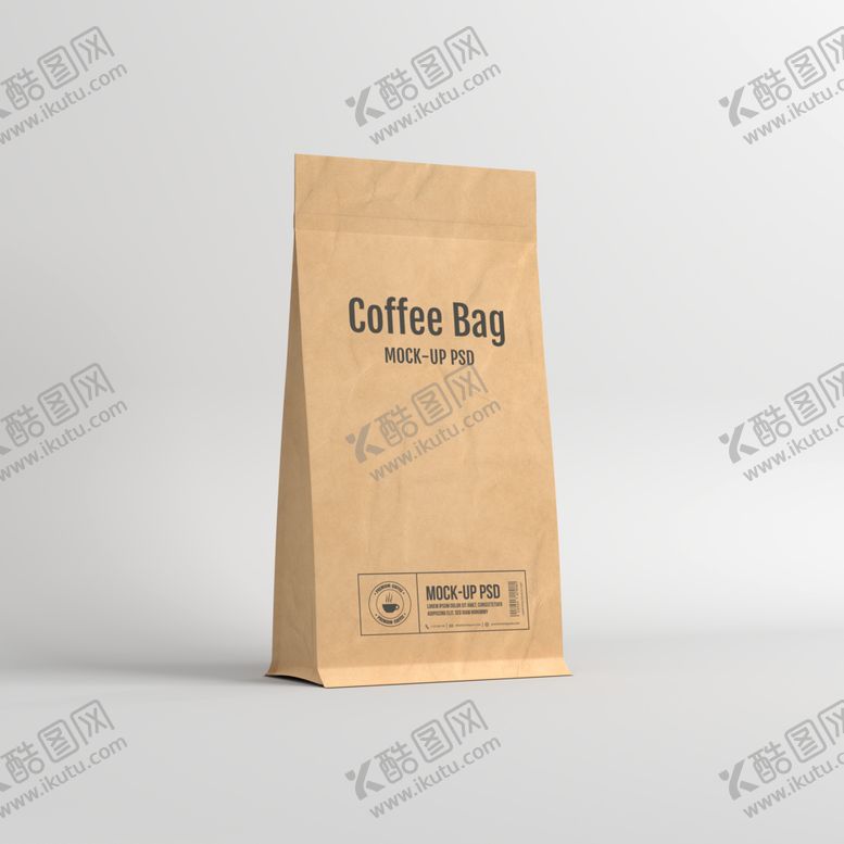 编号：49652809280445542076【酷图网】源文件下载-牛皮纸袋食品包装样机