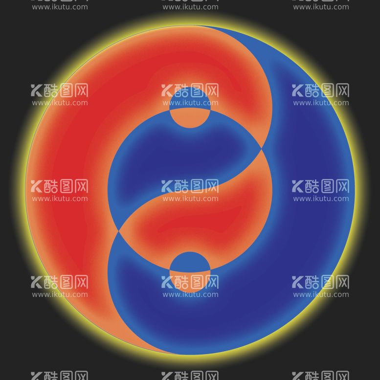 编号：25156412180512211040【酷图网】源文件下载-郭氏太极图