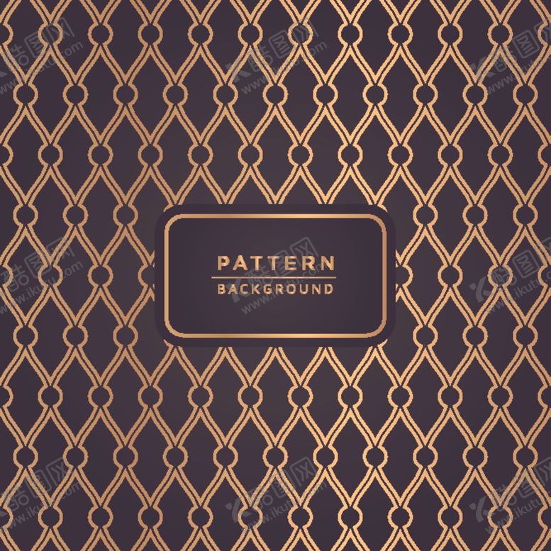 编号：35602706191236244221【酷图网】源文件下载-金色连续花纹