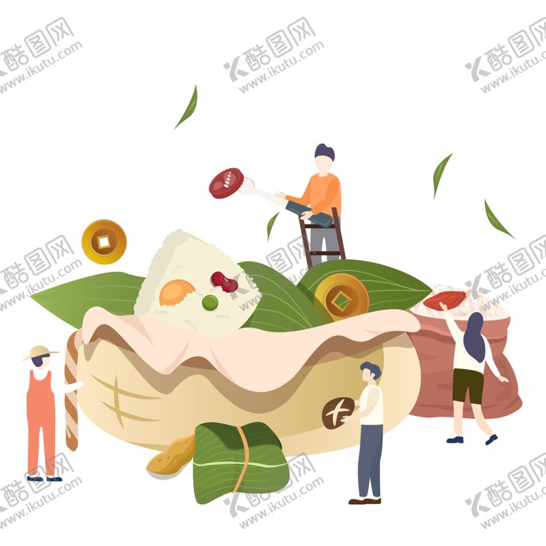 编号：47215101131052086680【酷图网】源文件下载-端午节粽子