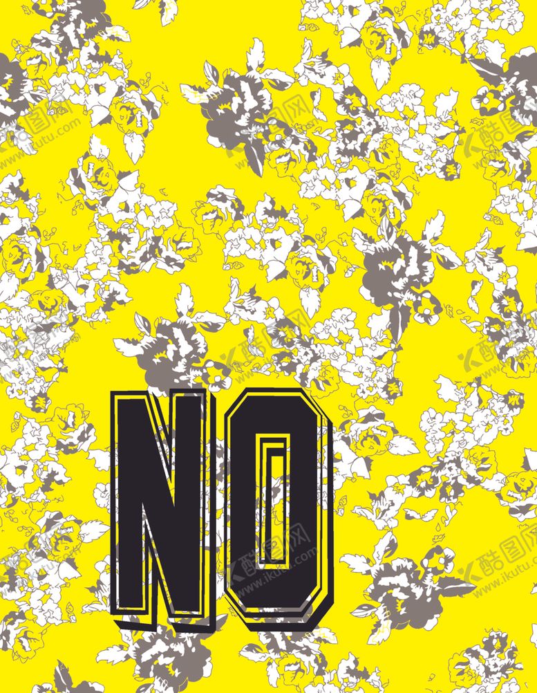 编号：52316209141951115732【酷图网】源文件下载-黄底小碎花