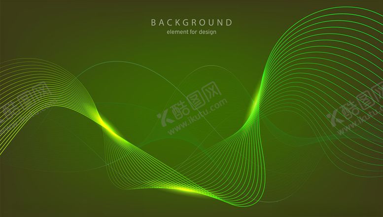 编号：30109609200905502887【酷图网】源文件下载-绿色波纹背景