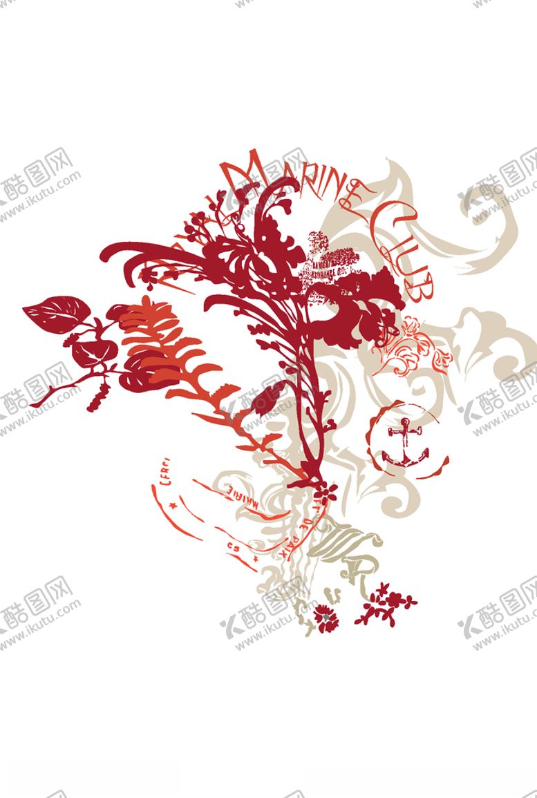 编号：92890009240045282493【酷图网】源文件下载-花卉组合