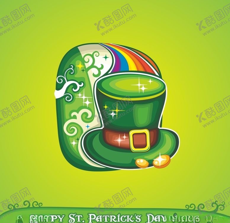 编号：83778609092031137197【酷图网】源文件下载-爱尔兰国庆节元素