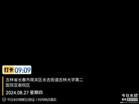 今日水印可编辑日期