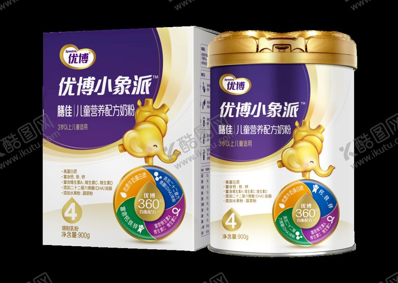 编号：44038511201337423273【酷图网】源文件下载-优博奶粉 包装图
