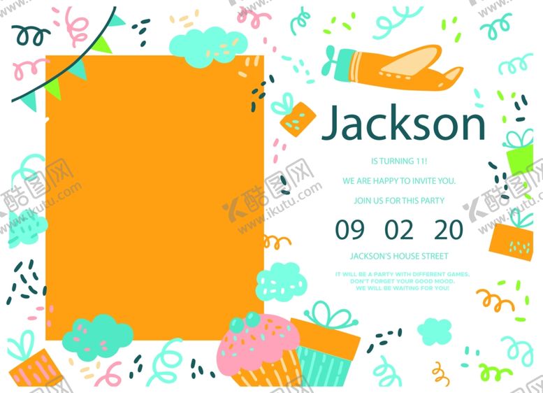 编号：12946109210029591317【酷图网】源文件下载-生日邀请函