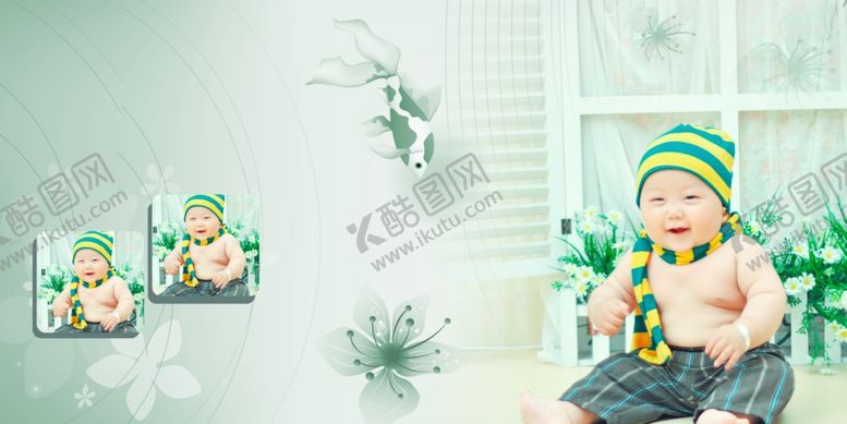 编号：34453705070847466916【酷图网】源文件下载-宝贝的成长通用相册PSD模板