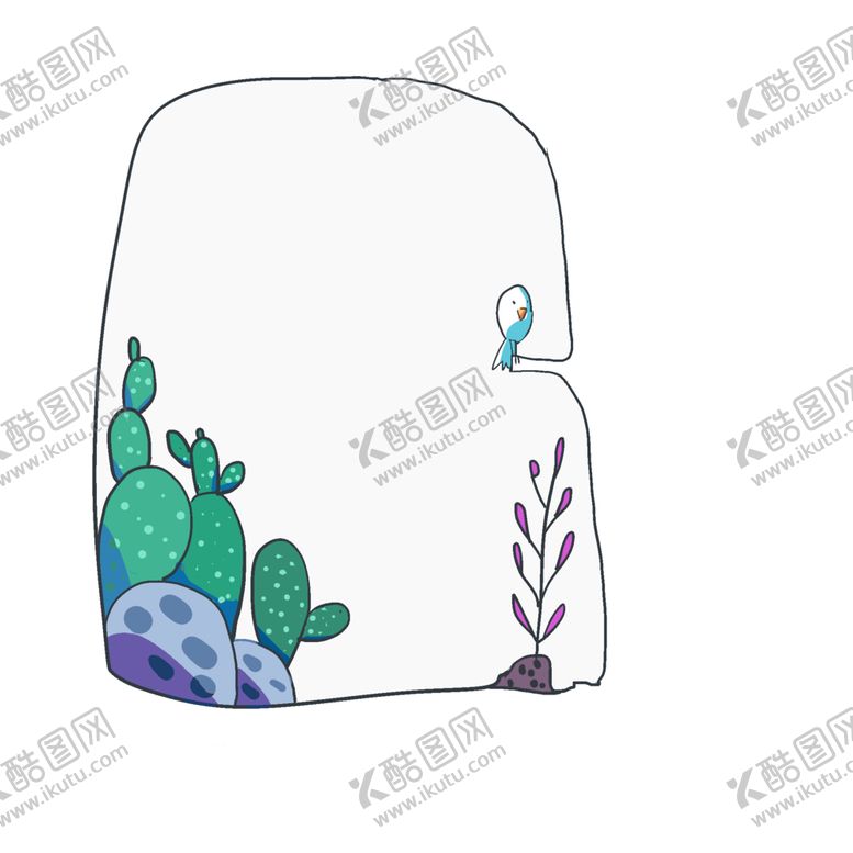编号：21525307020038515905【酷图网】源文件下载-卡通边框简洁边框