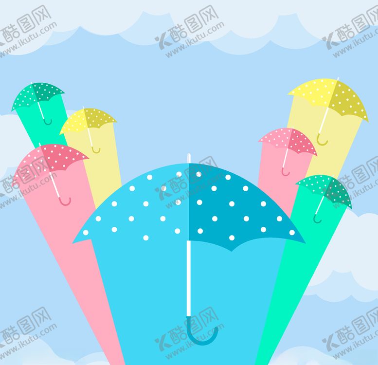 编号：77251007122117408624【酷图网】源文件下载-卡通伞