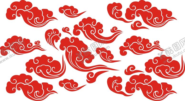 编号：92347009181626304160【酷图网】源文件下载-祥云矢量