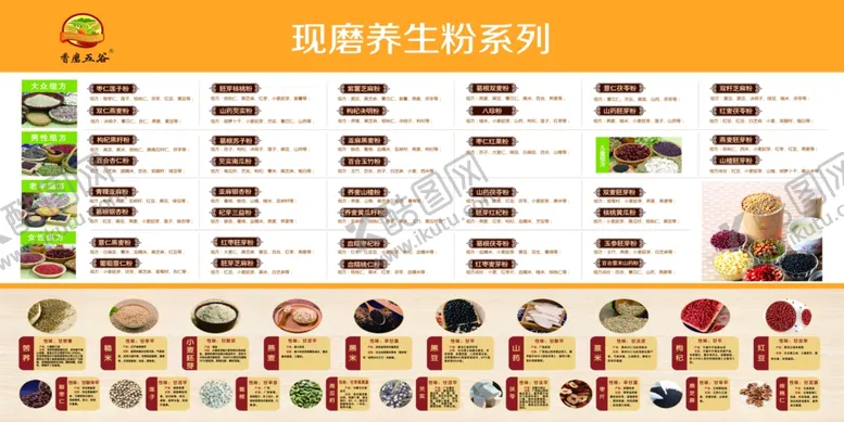 编号：72810306160854473599【酷图网】源文件下载-香磨五谷