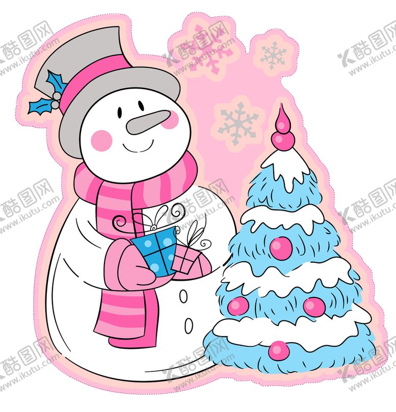 编号：35277210260311312719【酷图网】源文件下载-圣诞雪人