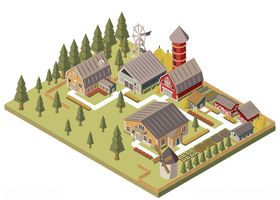 房屋Ai矢量图子平面图