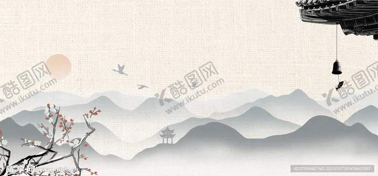 编号：67782303290827505499【酷图网】源文件下载-水墨画