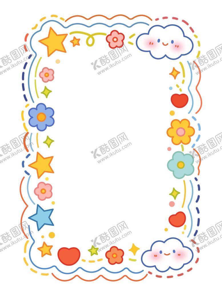 编号：18311904180145419034【酷图网】源文件下载-手账简笔画涂鸦边框