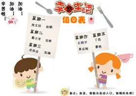 班干部值日表