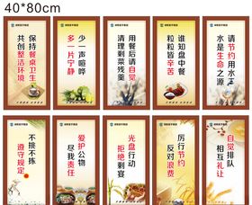 食堂文化标语
