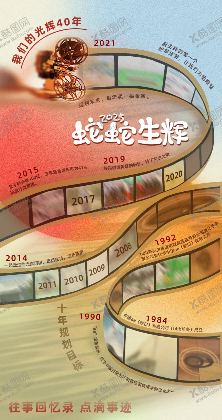 编号：91980901232040108340【酷图网】源文件下载-往事回忆录海报影片胶片海报