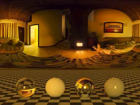 C4D室内环境HDR贴图hdri3d