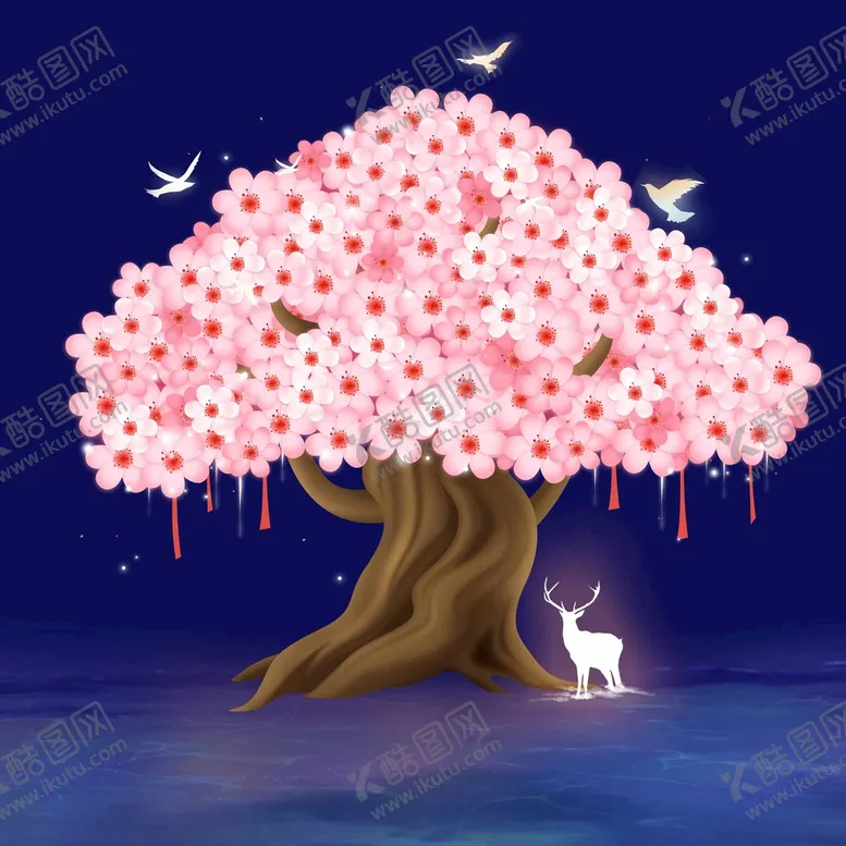 编号：36728509210523030758【酷图网】源文件下载-桃花树
