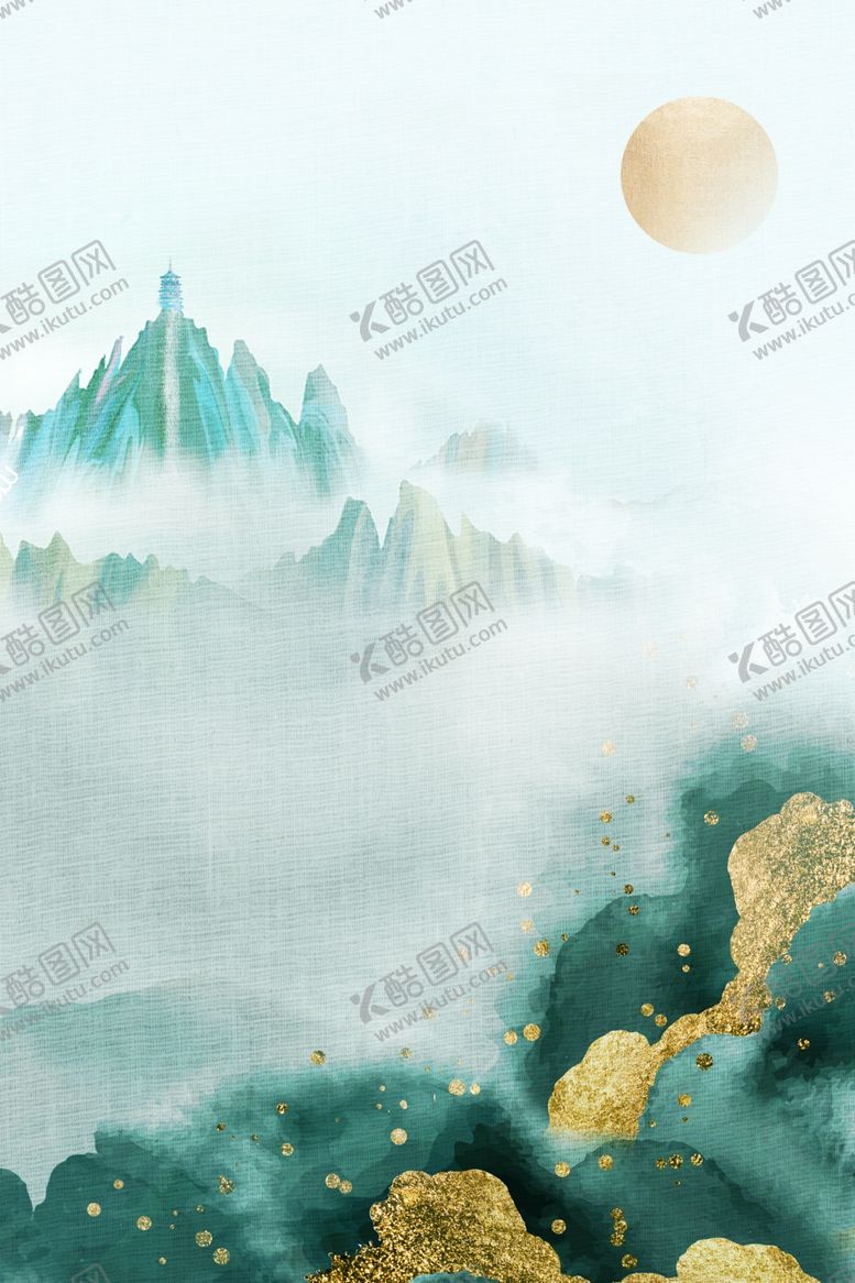 编号：27125306291538205813【酷图网】源文件下载-鎏金背景