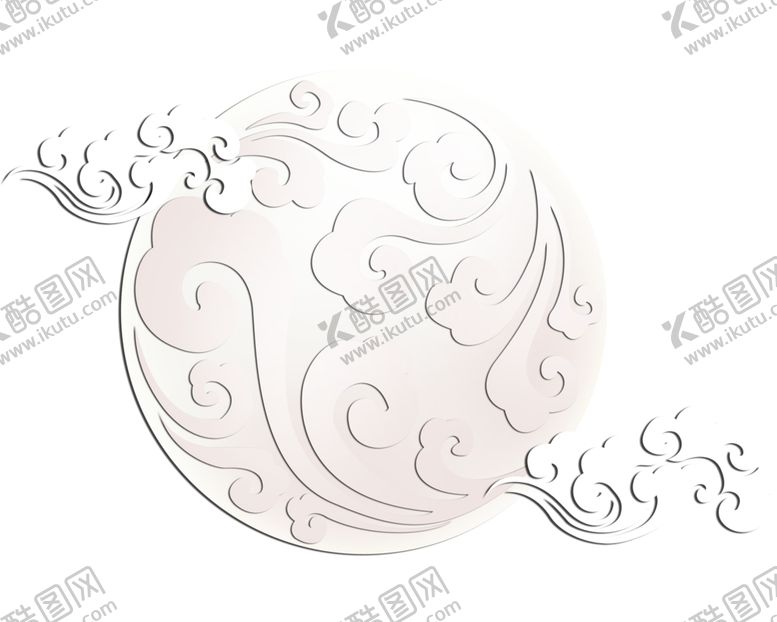 编号：14633912210459529709【酷图网】源文件下载-祥云边框图案