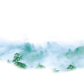中国风山水水墨画