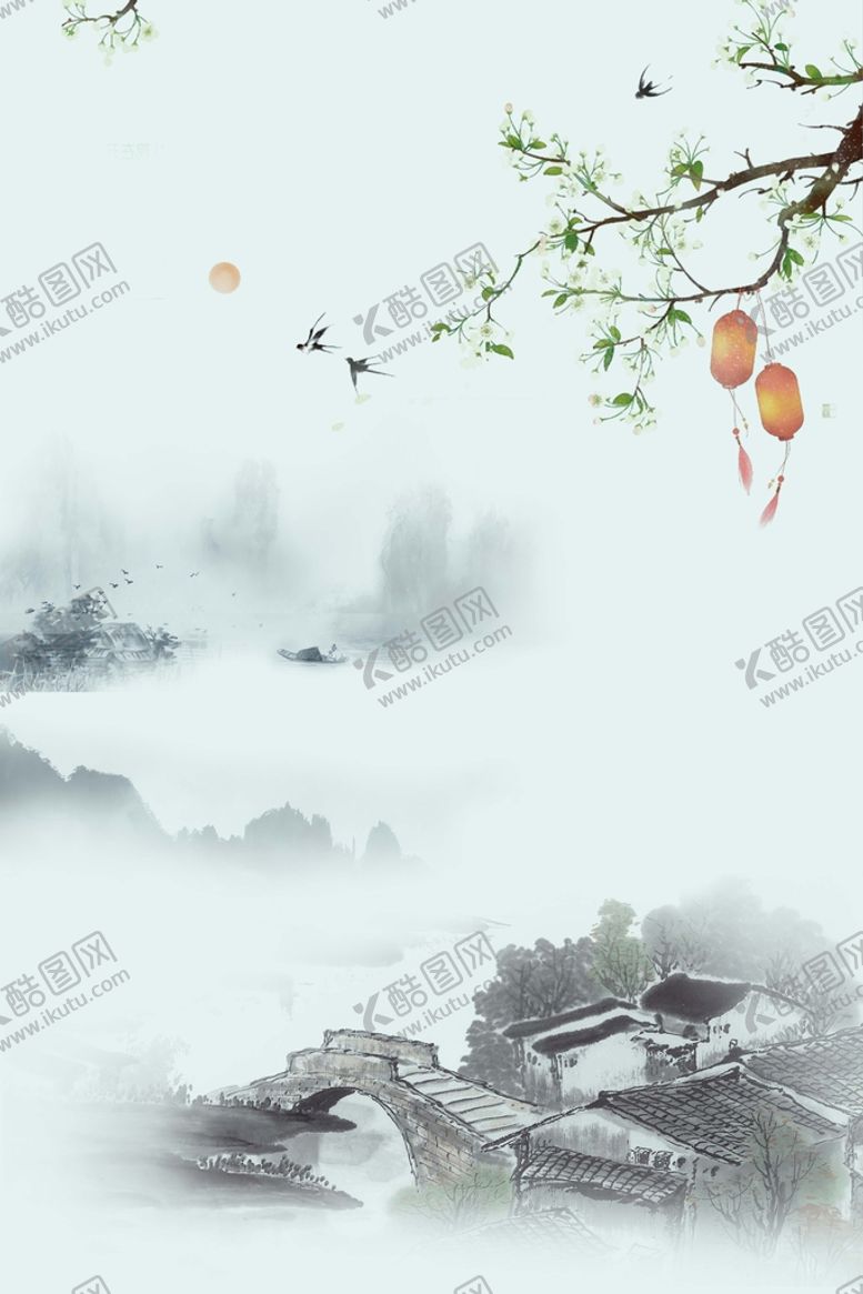 编号：48175209131805072076【酷图网】源文件下载-水墨背景