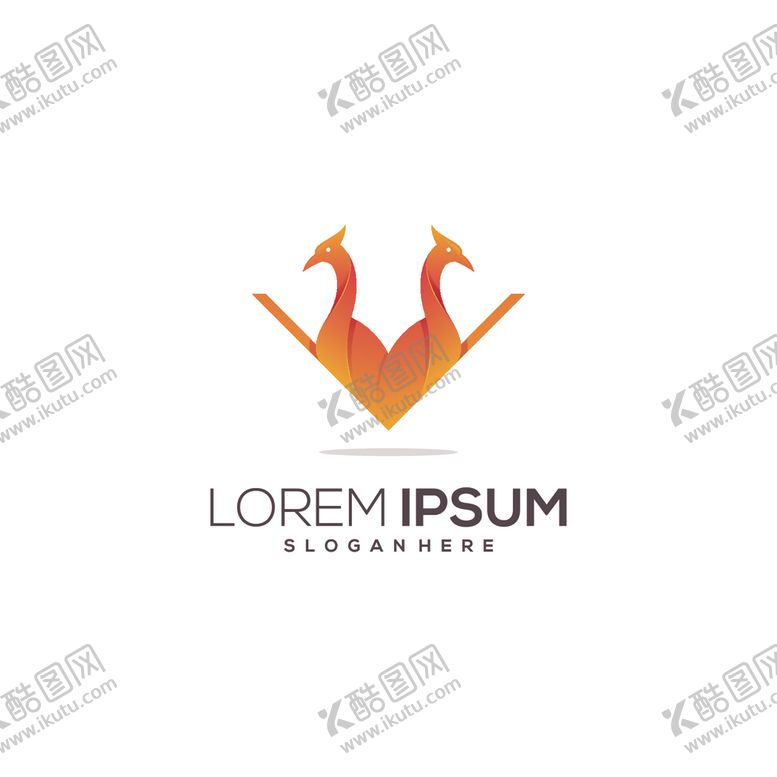 编号：13457309101605539011【酷图网】源文件下载-禽类LOGO标志