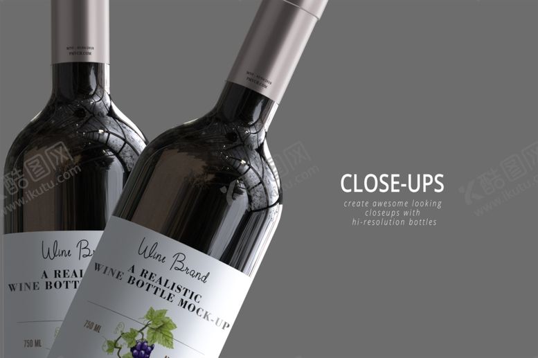 编号：46601510101339258759【酷图网】源文件下载-红酒包装样机