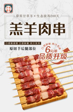 羊肉串烧烤海报